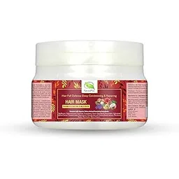 NatureMax Hair Fall Defence Deep Conditioning Intense repairing hair Mask. EFFECTIVELY REDUCE HAIR FALL IN ONLY 7 WASHES Enriched with Superior Nature derived Nourishing Ingredients: Veg Keratin, Hyaluronic acid, Ceramide, D-panthenol, Biotin, Hydrolyzed Rice protein, Hydrolysed Quinoa Extract, Coconut water, Rosemary oil, Acerola cherry & Hibiscus flower extract, Olive oil esters. moisturization all day, Safe for all types of hair. NATURAL & TOXIN FREE-picture-40