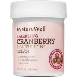 NATUREWELL Sparkling Cranberry Moisturizing Cream for Face, Body & Hands, Filled with Powerful Antioxidants, Adds a Radiant Glow with a Touch of Sparkle & Intense Hydration, 16 Oz-picture-25