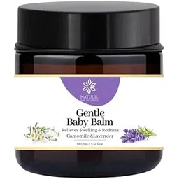 NATUUR - Gentle Baby Balm - 100g | Ayurvedic Formula for Babies | Helps Relieve Swelling & Redness | Protects, Heals & Soothes Sensitive Skin | Chemical-Free & Safe for All Skin Types-picture-17