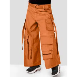 Naughty Ninos Boys Relaxed Straight Leg Easy Wash Cargos Trousers-picture-21