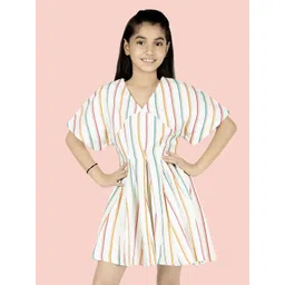 Naughty Ninos Girls Stiped Print Dress-picture-36