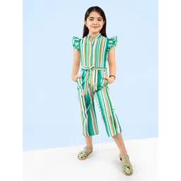 Naughty Ninos Girls Striped Basic Jumpsuit-picture-14