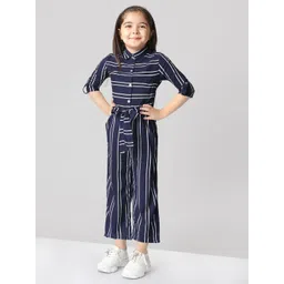 Naughty Ninos Girls Striped Basic Jumpsuit-picture-12