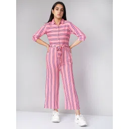 Naughty Ninos Girls Striped Basic Jumpsuit-picture-13