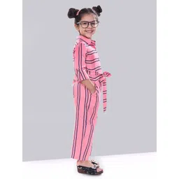 Naughty Ninos Girls Striped Basic Jumpsuit image 3