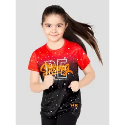 Naughty Ninos Girls Typography Printed Regular Fit T-shirt-picture-38