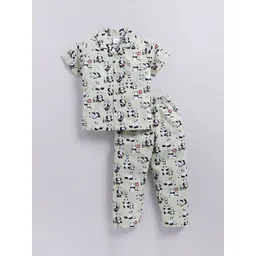 NAUTI KIDZ Boys Cartoon Characters Printed Short Sleeves Night suit-picture-46
