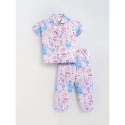 NAUTI KIDZ Boys Cotton Printed Night suit-picture-23