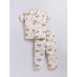 NAUTI KIDZ Boys Printed Pure Cotton Night suit-picture-31