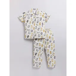 NAUTI KIDZ Boys Printed Pure Cotton Night suit-picture-53
