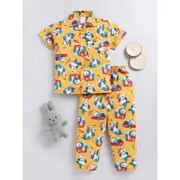 NAUTI KIDZ Boys Printed Pure Cotton Night suit-picture-58