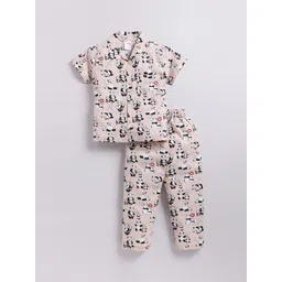 NAUTI KIDZ Boys Printed Pure Cotton Night suit-picture-34