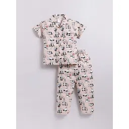 NAUTI KIDZ Boys Printed Pure Cotton Night suit-picture-25