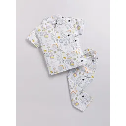 NAUTI KIDZ Boys Pure Cotton Cartoon Characters Night suit-picture-19