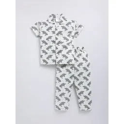 NAUTI KIDZ Boys Pure Cotton Cartoon Characters Printed Night suit-picture-29