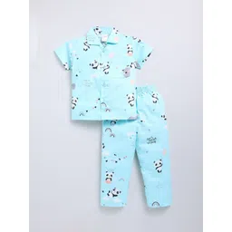 NAUTI KIDZ Boys Pure Cotton Printed Night suit-picture-35