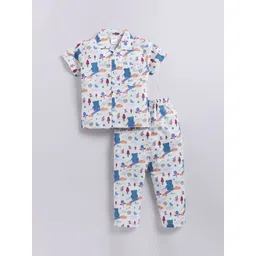 NAUTI KIDZ Boys Pure Cotton Printed Night suit-picture-20