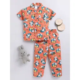 NAUTI KIDZ Boys Pure Cotton Printed Night suit-picture-36