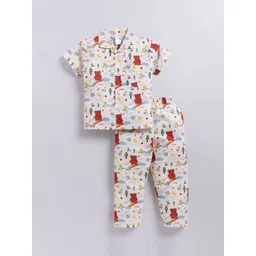 NAUTI KIDZ Boys Pure Cotton Printed Night suit-picture-25