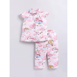 NAUTI KIDZ Girls Printed Night suit-picture-22