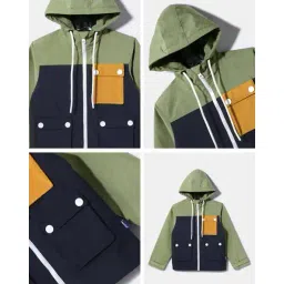 nauti nati Boys Colour-Block Regular Jacket image 1