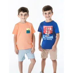 Nauti Nati Boys 2 Printed Antimicrobial T-shirt-picture-44
