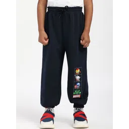 Nauti Nati Boys Marvel Printed Mis-Rise Joggers-picture-23