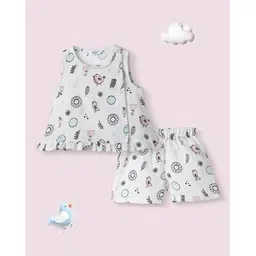 nauti nati Cotton Round Neck Graphic Set-picture-42