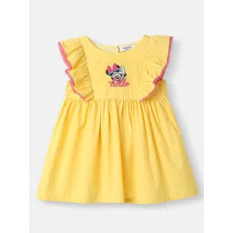 Nauti Nati Embroidered Badge Ruffled Fit & Flare Dress-picture-51