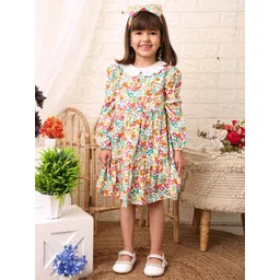 Nauti Nati Floral Print A-Line Dress-picture-23