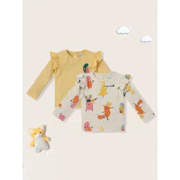 Nauti Nati Girls 2 Printed Bio Finish T-shirt-picture-12