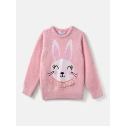 Nauti Nati Girls Animal Pullover with Fuzzy Detail-picture-29