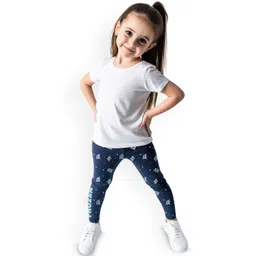 Nauti Nati Girls Cotton All-over Disney Print Leggings-picture-35