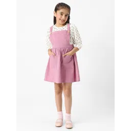 Nauti Nati Girls Cotton Dungaree Set-picture-41