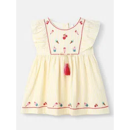 Nauti Nati Girls Cotton Embroidered Woven Frock-picture-39