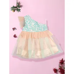 Nauti Nati Girls Embellished Sequined Layered Net Fit & Flare Dress-picture-33