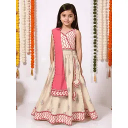 Nauti Nati Girls Pink & Cream Cotton Printed Suit Set-picture-31