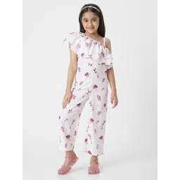 Nauti Nati Girls Printed Basic Jumpsuit with Ruffles-picture-30