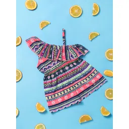 Nauti Nati Girls Printed One-Shoulder With Ruffles Jumpsuit-picture-24