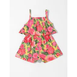 Nauti Nati Girls Printed with Layered Jumpsuit-picture-19