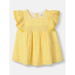 Nauti Nati Girls Yellow Cotton Printed Top-picture-30