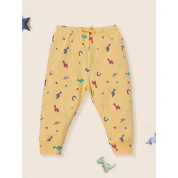 Nauti Nati Infant Boys Printed Pure Cotton Joggers-picture-41