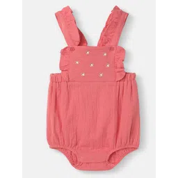 Nauti Nati Infant Girls Embroidered Cotton Bodysuit-picture-54