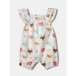 Nauti Nati Infant Girls Printed Romper-picture-19