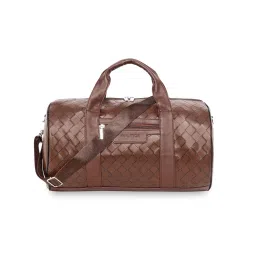 nautica accessories Nautica Brown Textured Pu Duffle Bag and Detachable Strap-picture-22