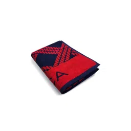 nautica accessories Nautica Premium Cotton Bath Towel For Men And Women -1Pc Bath Towel Checks-Red, Navy Blue-picture-11