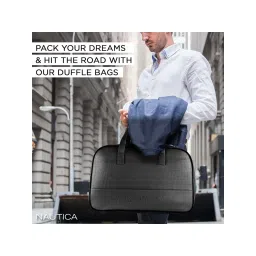 Nautica Black Medium Duffle Bag image 2