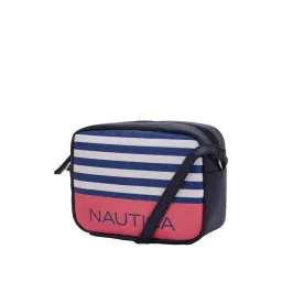 Nautica Black Striped Medium Sling Handbag-picture-12