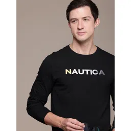 Nautica Brand Logo Printed T-shirt-picture-36