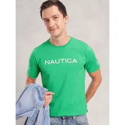 Nautica Brand Logo Printed T-shirt-picture-31